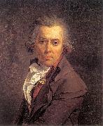 Jacques-Louis David Self-portrait painting